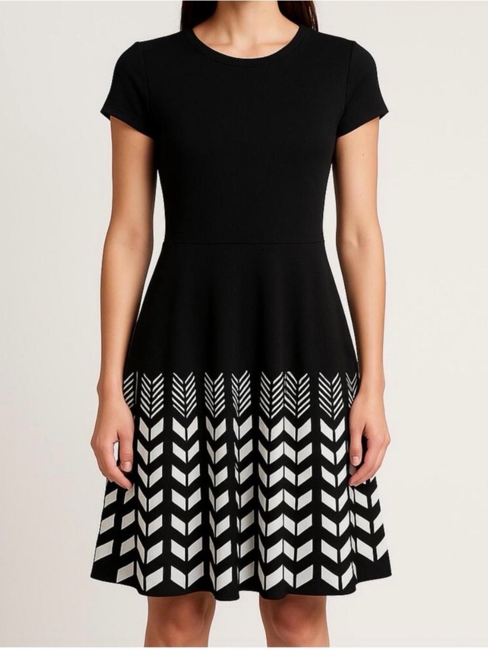 Jessica Simpson Black Solid Dress Womens Medium
